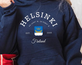 Helsinki Hoodie, Helsinki, Finnish, Helsinki perfect gift, Nordic Style, Finland shirt, Finnish Style, Finland shirt