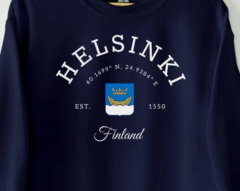 Helsinki sweatshirt, Helsinki, Finnish, Helsinki perfect gift, Nordic Style, Finland shirt, Finnish Style, Finland shirt