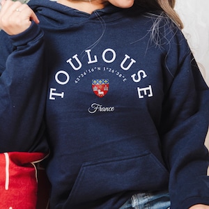 Toulouse Hoodie, Toulouse France Shirt, France Souvenir, Toulouse gift, Toulouse fan, Travel To France Shirt, Gift For Toulouse