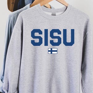 Sisu Sweatshirt,Sisu T shirt, Finnish Shirt, Finland T shirt, Finnish Gift, Nordic T shirt, Finland gifts, Finland friend, Finnish