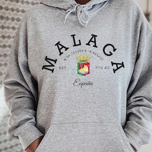 Malaga Hoodie, Malaga shirt, Malaga Spain, Malaga travel, Spain Shirt, Malaga Spain Shirt, Malaga family vacation, Trip to Spain