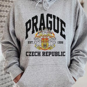 Prague Hoodie, Prague Shirt, Czechia Shirt, Prague TShirt, Czech Republic Tshirt, Czeh republic Europe Shirt, Vacation