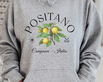Positano Hoodie,Amalfiküste Shirt,Amalfiküste, Positano Reise, Positano Reise, Amalfiküste Shirt, Italien Shirt, Positano
