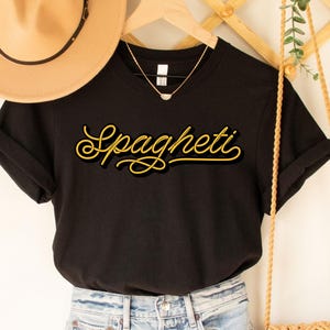 Spagheti Tee, Pasta Gifts, Spaghetti Tee, Foodie Gift, Funny Shirt, Food T-shirt, Food Shirt, Noodles Shirt, Gift for Pasta lover