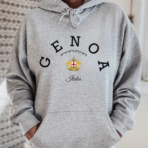 Genoa Hoodie, Genoa shirt, Genoa Italia, Genoa travel, Italia Shirt, Genoa Italy Shirt, Genoa family vacation, Trip to Italy T-Shirt