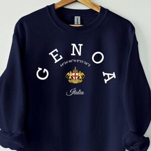Genoa sweatshirt, Genoa shirt, Genoa Italia, Genoa travel, Italia Shirt, Genoa Italy Shirt, Genoa family vacation, Trip to Italy T-Shirt