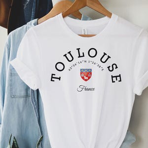 Toulouse Tee, Toulouse France Shirt, France Souvenir, Toulouse gift, Toulouse fan, Travel To France Shirt, Gift For Toulouse