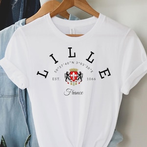 Lille Tee, Lille France Shirt, France Souvenir, Lille gift, Lille fan, Travel To France Shirt, Gift For Lille Lover, Lille game