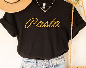 Pasta Tee, Pasta Shirt, Food Shirt, Italian Shirt, Pasta Lover Gift, Spaghetti Shirt, Italy Travel Gift, Travel Shirt, Italian