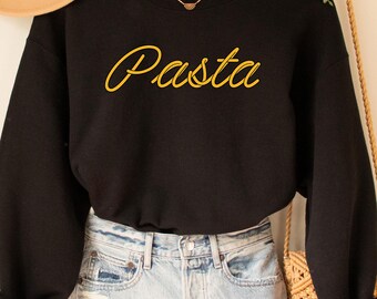 Pasta sweater, pastashirt, voedselshirt, Italiaans shirt, cadeau pastaliefhebber, spaghettishirt, Italië reiscadeau, reisshirt, Italiaans