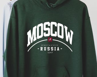 Moscow Hoodie, Moscow Russia, Russia Tee, Russia Shirt, Russia T-shirt, Capital Of Russia Shirt, Russia Gift, Moscow Shirt
