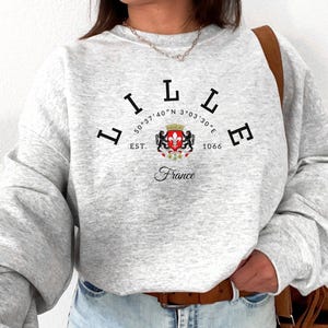 Lille Sweatshirt, Lille France Shirt, France Souvenir, Lille gift, Lille fan, Travel To France Shirt, Gift For Lille Lover, Lille game
