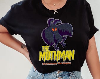 Mothman shirt, Mothman T-Shirt, Funny Cryptid Tee, Mothman fan, Mothman shirt, West Virginia, Mothman funny tshirt