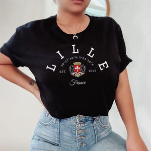 Lille Tee, Lille France Shirt, France Souvenir, Lille gift, Lille fan, Travel To France Shirt, Gift For Lille Lover, Lille game