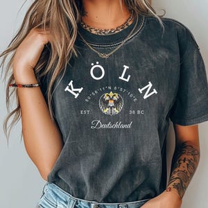 Koln comfort colors tee, Cologne Germany Shirt, Köln Vacation Tee, Germany Travel Shirt, Cologne Graphic Tee, Rhineland Travel