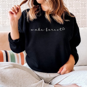 Wake Forest Love Sweatshirt - Wake Forest University Shirt - Wake Forest Shirt - Wake Forest Gift - Wake Forest Bachelorette