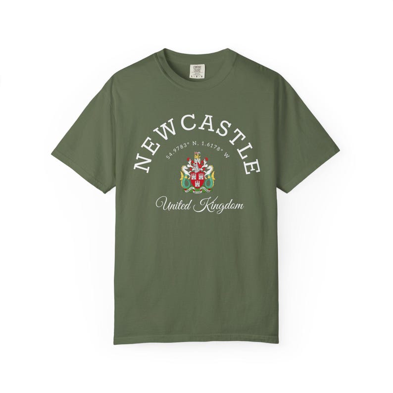Koszulka Newcastle comfort colors, koszulka Newcastle, koszulka Newcastle, bluza Newcastle, Newcastle upon Tyne, Wielka Brytania zdjęcie 3