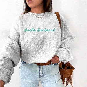 Santa Barbara Sweatshirt, Santa Barbara Shirt, Santa Barbara California Shirt, Santa Barbara Holiday Tee, California Vacation Shirt