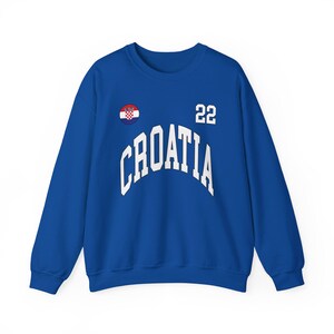 Felpa della Croazia, maglia della Croazia, regalo della Croazia, tifosi della Croazia, Coppa del mondo della Croazia, maglia della Coppa del mondo, tifosi della Coppa del mondo, maglia da calcio immagine 5