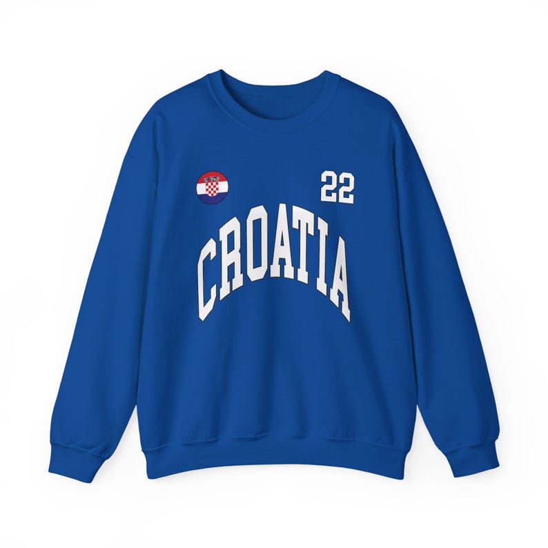 Felpa della Croazia, maglia della Croazia, regalo della Croazia, tifosi della Croazia, Coppa del mondo della Croazia, maglia della Coppa del mondo, tifosi della Coppa del mondo, maglia da calcio immagine 5