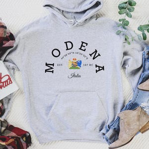 Modena Hoodie, Modena shirt, Modena Italia, Modena travel, Italia Shirt, Modena Italy Shirt, Modena family vacation, Trip to Italy