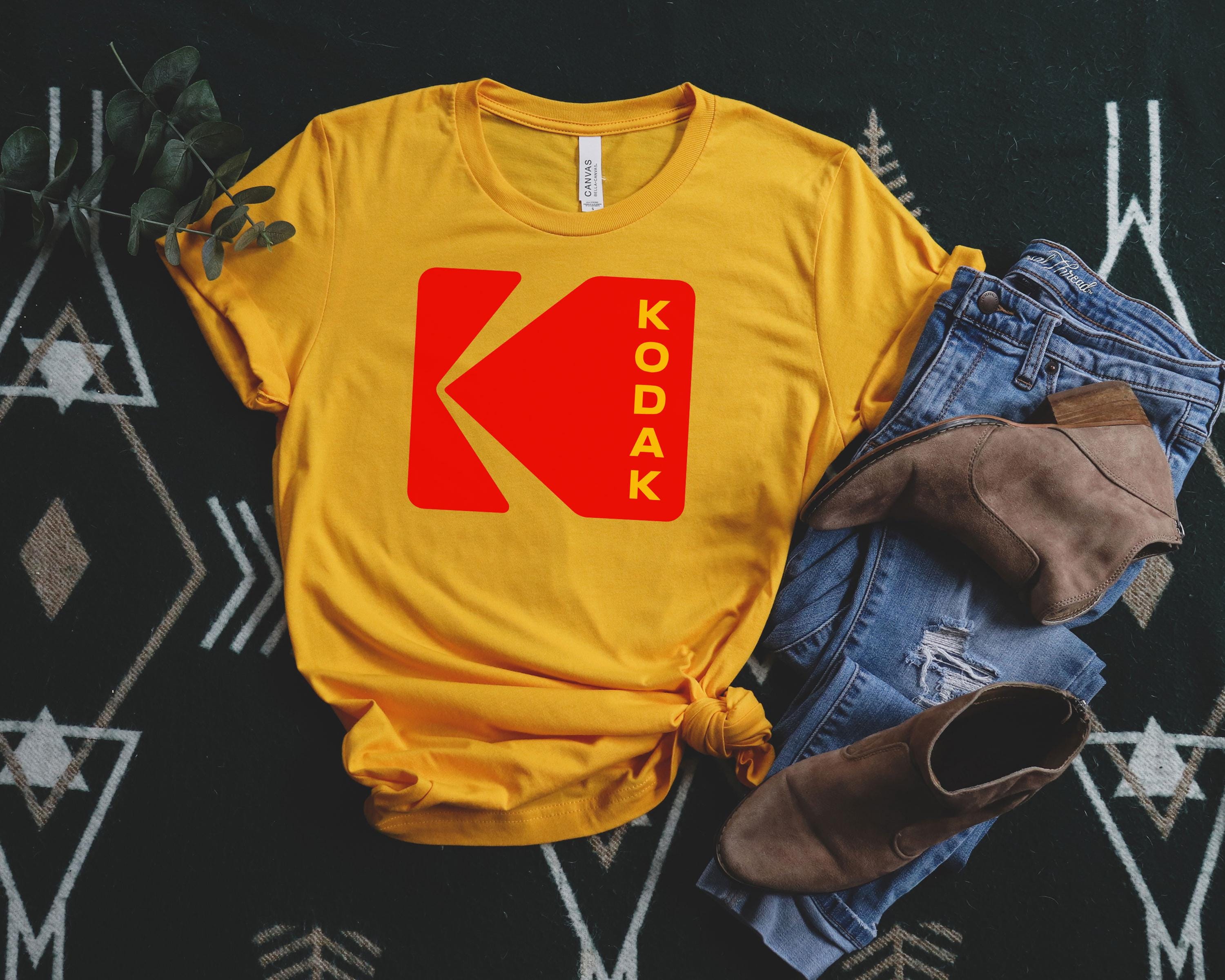 ★KODAK★ Cinekodak Garment Dyed Short Sleeve T-shirt GREEN Kodak Apparel Unisex Cine Kodak Pigment Dyeing Short Sleeve
