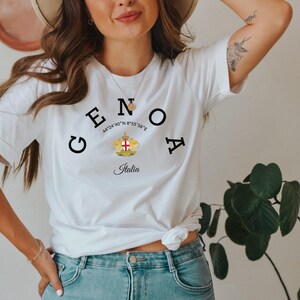 Genoa Tee, Genoa shirt, Genoa Italia, Genoa travel, Italia Shirt, Genoa Italy Shirt, Genoa family vacation, Trip to Italy T-Shirt