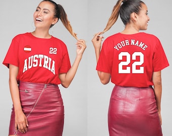 Austria Tee, Austria Top, Austria flag T-shirt, Austria world cup shirt, Austria state, Austria gift, Austria Jersey, Austria