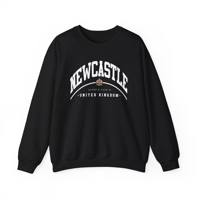 Newcastle Sweatshirt, Newcastle tshirt, Newcastle Sweatshirt, Newcastle upon Tyne, Vereinigtes Königreich Hemd, Newcastle Hemd Bild 3