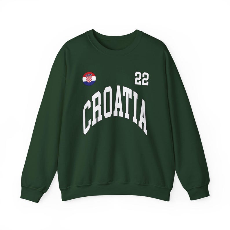 Felpa della Croazia, maglia della Croazia, regalo della Croazia, tifosi della Croazia, Coppa del mondo della Croazia, maglia della Coppa del mondo, tifosi della Coppa del mondo, maglia da calcio immagine 3