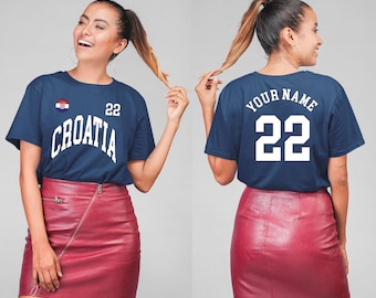 Kroatien Tee, Kroatien Trikot, Kroatien Geschenk, Kroatien Fans, Kroatien WM, WM Trikot, WM Fans, Fußball Trikot
