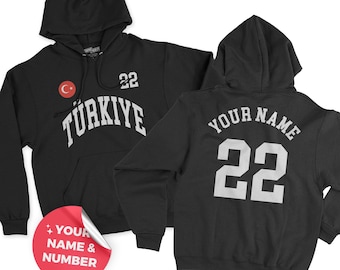 Sudadera con capucha de Turquía, camiseta de Turquía, regalos de Turquía, camiseta de Turquía, regalo para fanáticos de Turquía, Copa del Mundo de Turquía, camiseta de la Copa del Mundo, fútbol