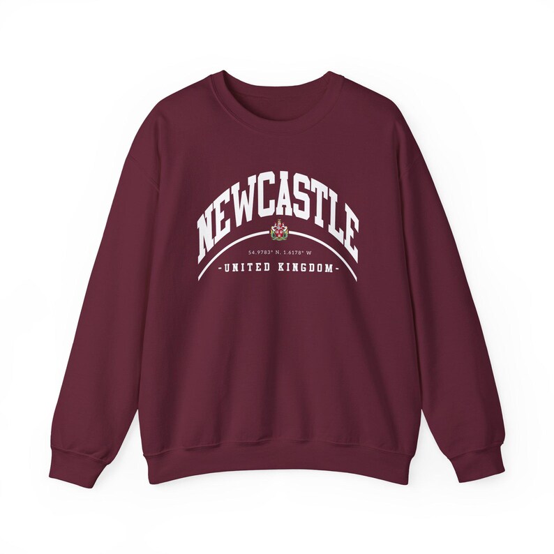 Newcastle Sweatshirt, Newcastle tshirt, Newcastle Sweatshirt, Newcastle upon Tyne, Vereinigtes Königreich Hemd, Newcastle Hemd Bild 4