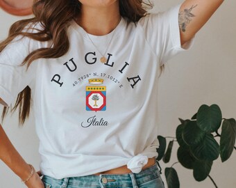 Puglia Tee, Puglia Italia, Puglia shirt, Puglia trip, Puglia fan tshirt, Puglia Italy, Puglia trip, Italy Shirt