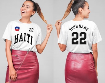 Camiseta de Haití, regalo de Haití, camiseta de Haití, fútbol de Haití, aficionado de Haití, juego para aficionados al fútbol de Haití