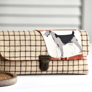 My Terrier - Phone Wallet Clutch en tamaño mediano, maravilloso y reflexivo regalo de Navidad para el amante de Dios, listo para enviar
