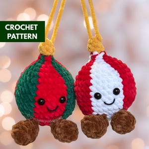 Christmas Bauble Crochet Pattern | Cute Tree Ornament