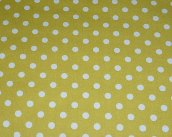 End of Bold - Dumb Dot in Citron  - 1 yard and 7 inches - Michael Miller Fabric