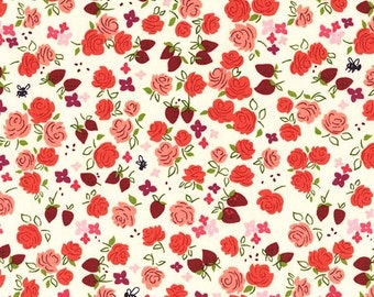 Strawberry Moon - Roseberry by Sandi Henderson- 1 yard - Michael Miller Fabric