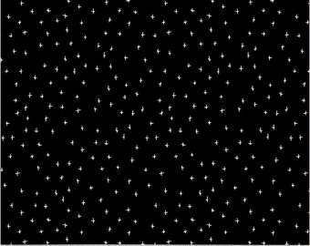 Shine Bright in Black from Bliss by Virginia Kraljevic for Windham Fabrics - 1 yard