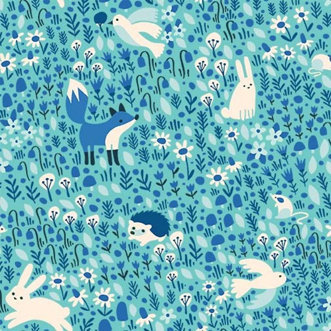 Meadow Social in Aqua From Open Fields Full of Wonder by Lori Danelle ...