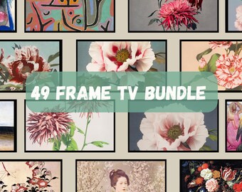 50 Vintage Frame TV Art Bundle – Classic Oil Painting Frame TV Art