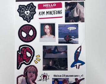 Arkusze naklejek zimowych Aespa