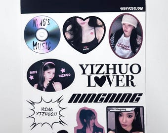 Arkusze naklejek Aespa Ningning