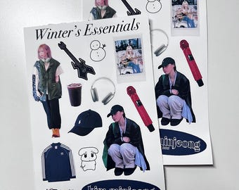 Arkusze naklejek zimowych Aespa