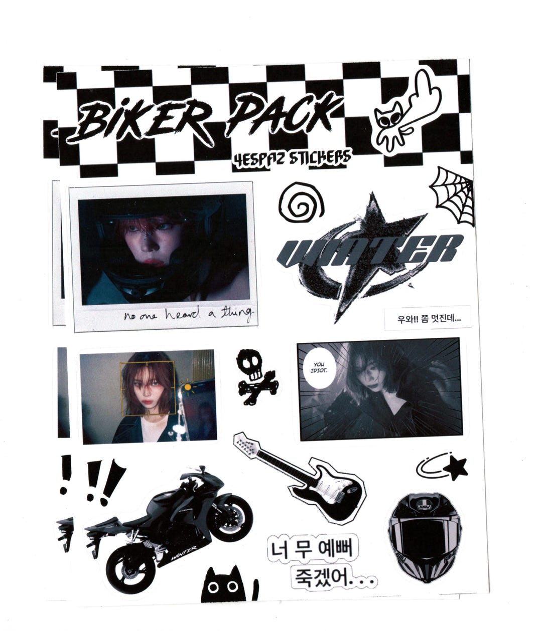 Aespa Winter Sticker Sheets - Etsy