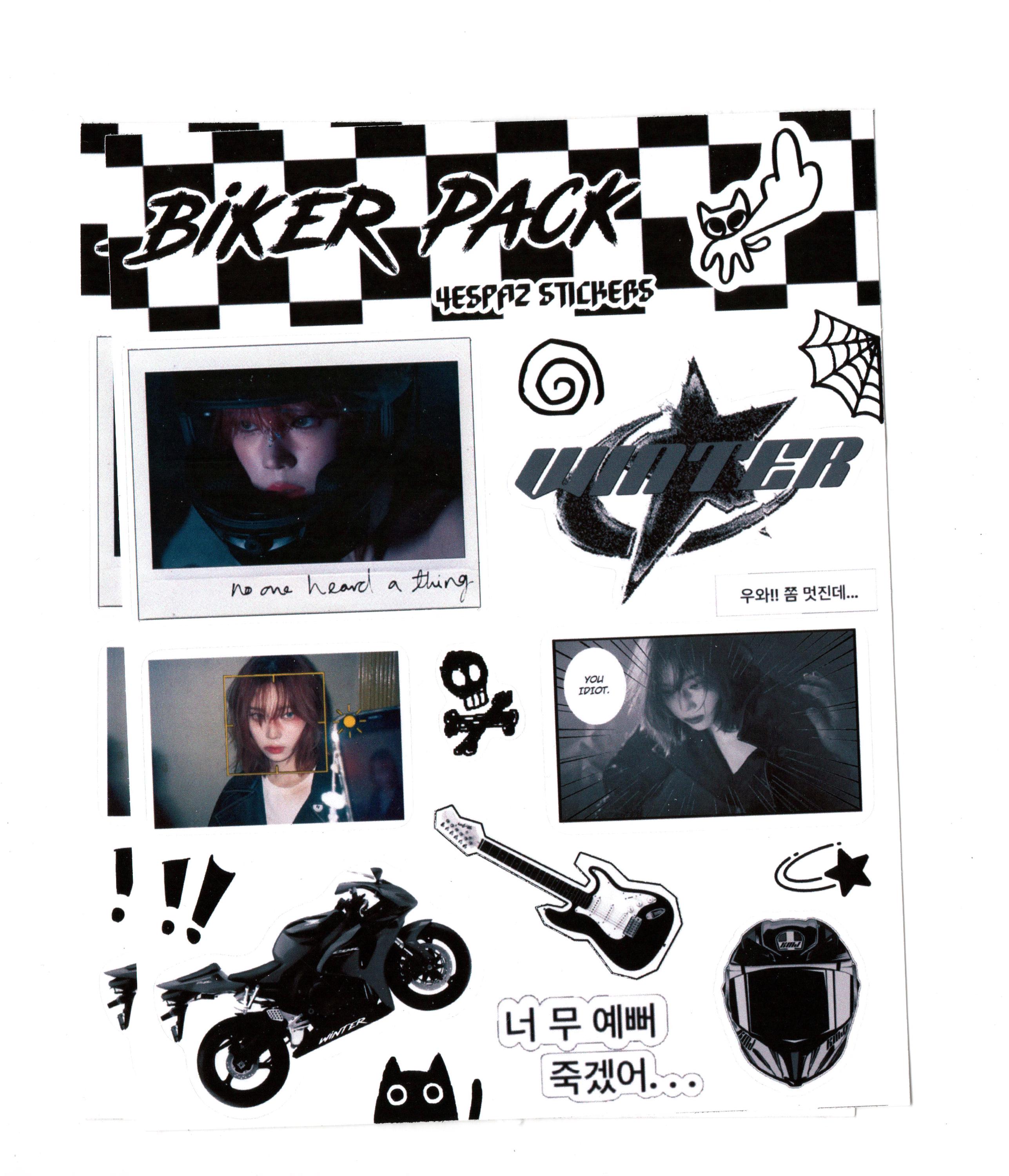 aespa WINTER トレカ ステッカー 5枚セット Aespa Winter Sticker Sheets - Etsy