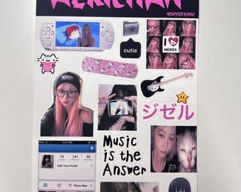 Arkusze naklejek Aespa Giselle