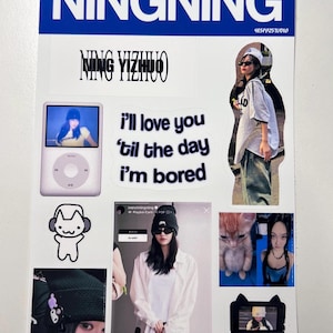 Hojas de pegatinas Aespa Ningning