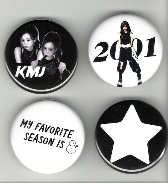 Aespa Winter Button Pins - Etsy